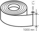 Рулон нержавеющий 1,2х1000 мм.  AISI 430 (12Х17) холоднокатаный,  шлифованный